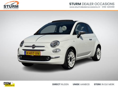 Fiat 500 C 1.0 hybrid star | navigatie full-map | park. sensor | cruise & c
