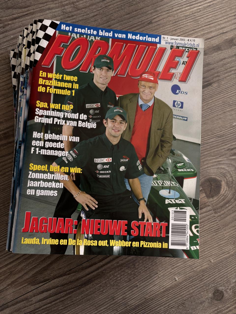 Formule 1 tijdschriften