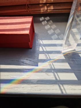 Regenboogprisma glas