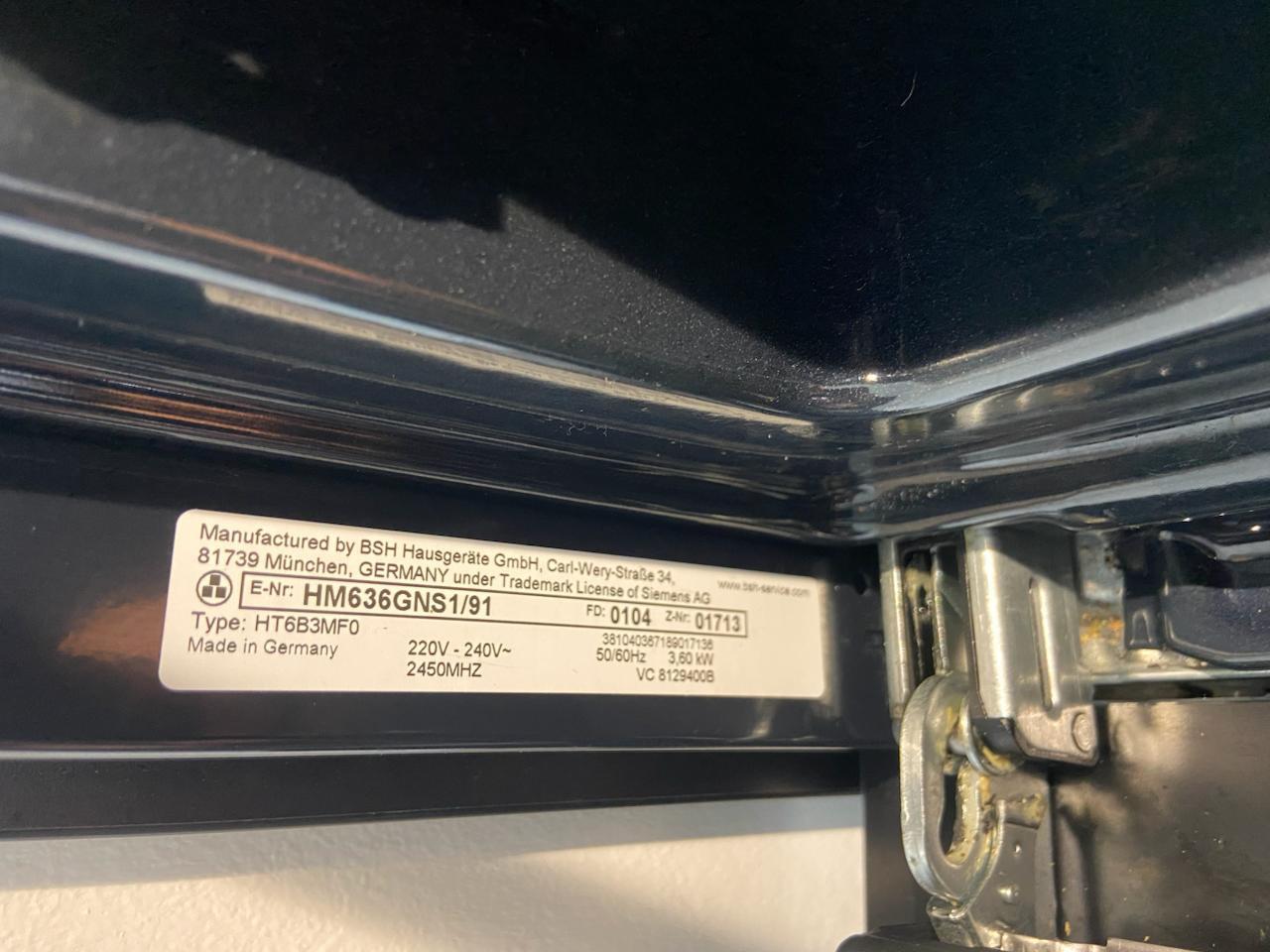 Siemens iQ700 inbouw combi-oven – RVS – 60x60 cm