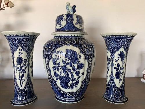 Delfts blauw vazen set