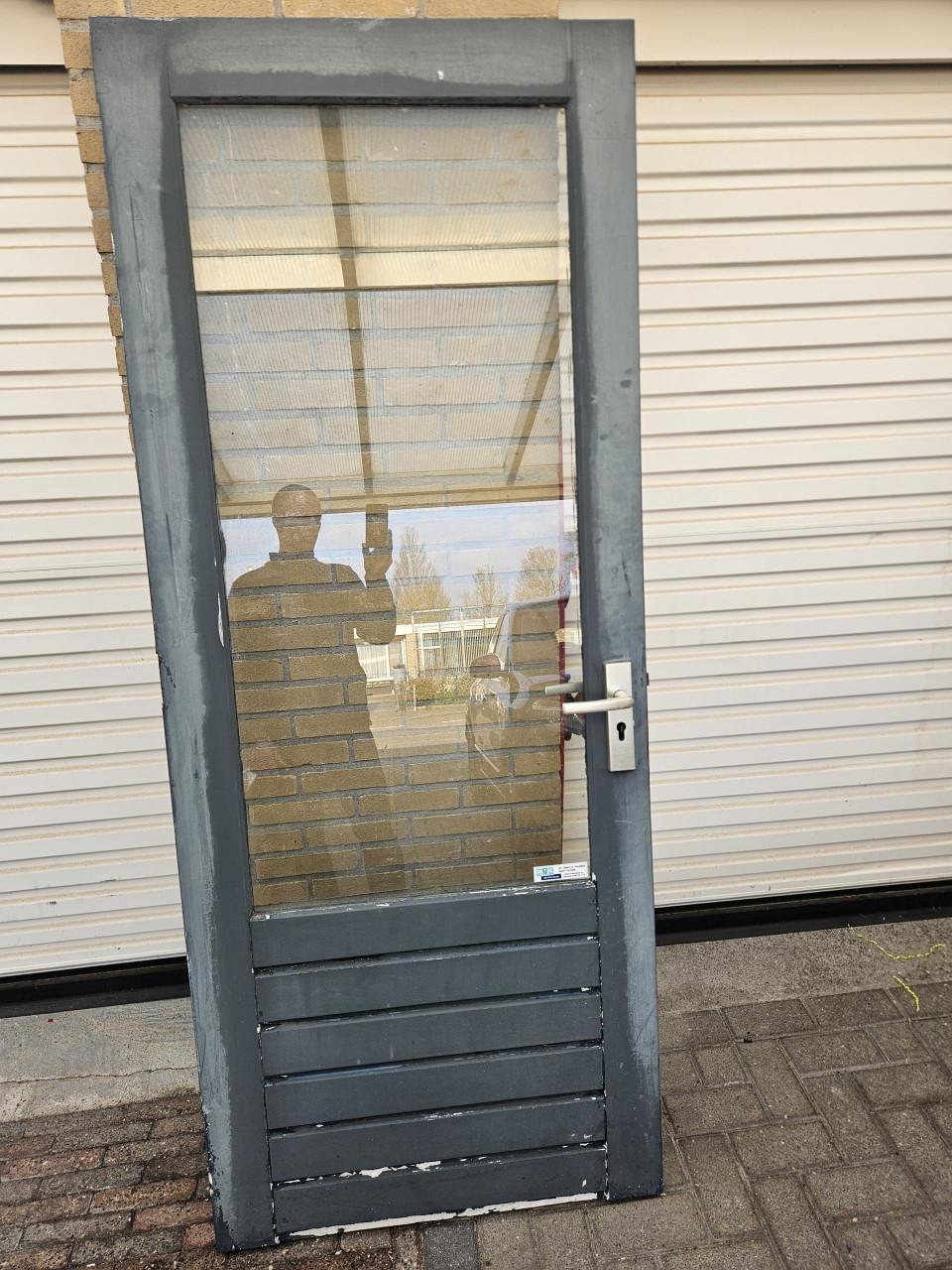 Hardhouten buitendeur 204 x 82,5 x 4