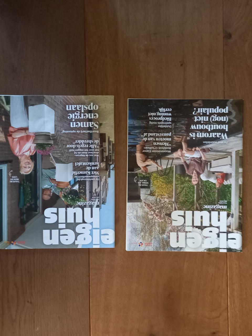 2 bladen eigen huis