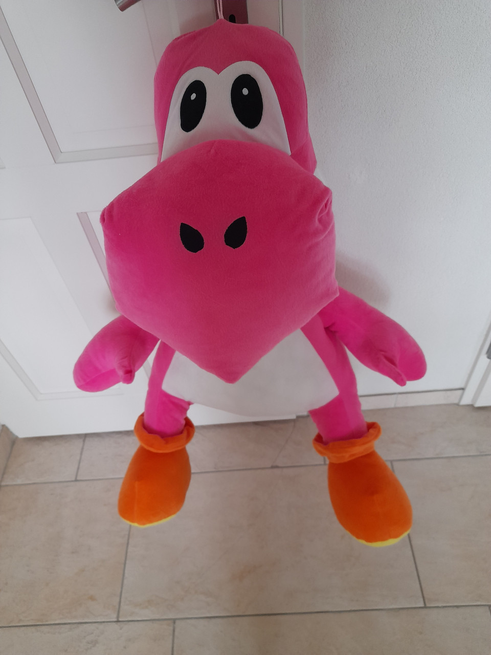 Grote Roze Knuffel 85 x60 cm ( z.g.a.n.)