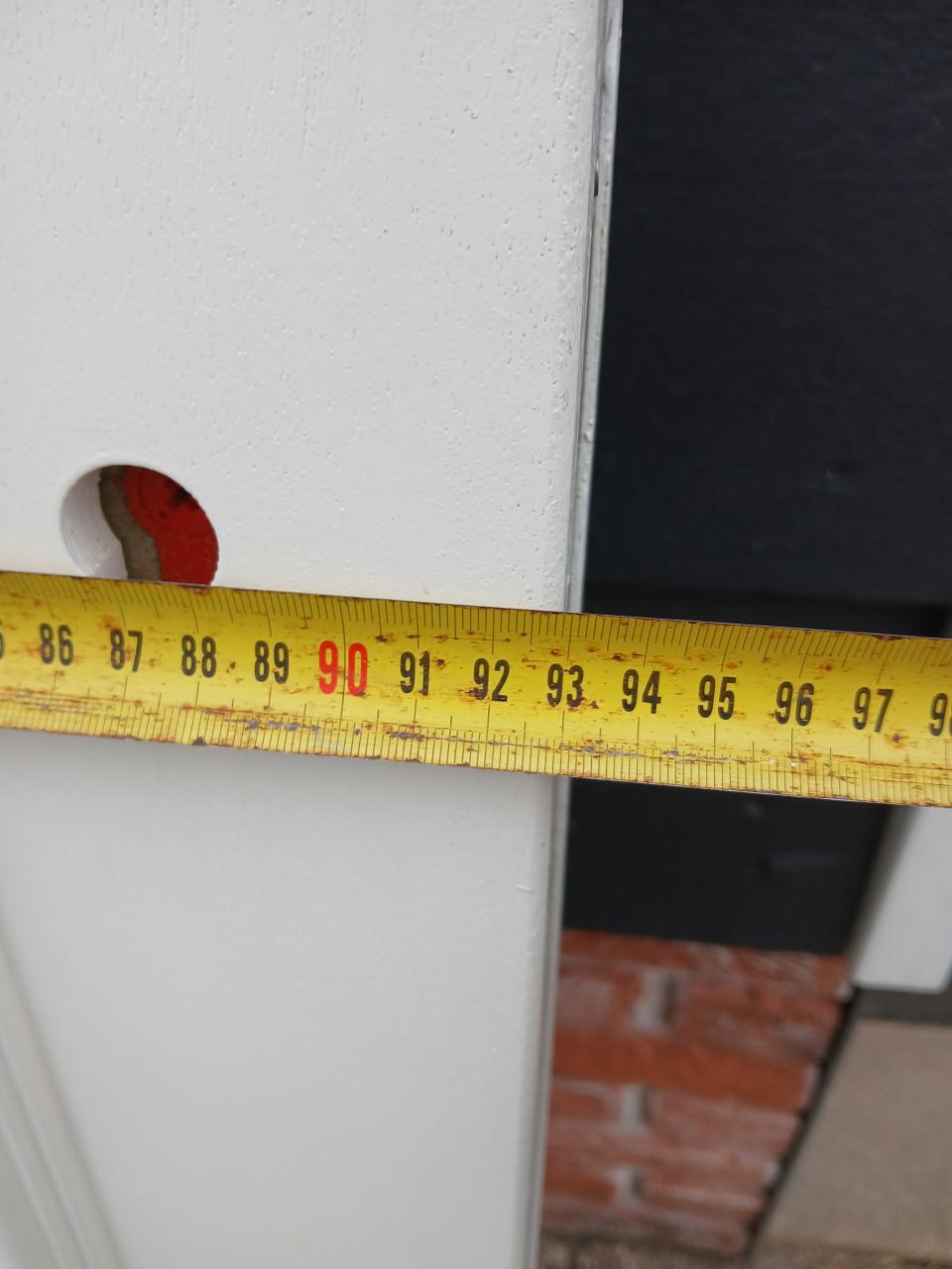 Voordeur klassiek 93 x 231,5cm (met KOMO keurmerk)