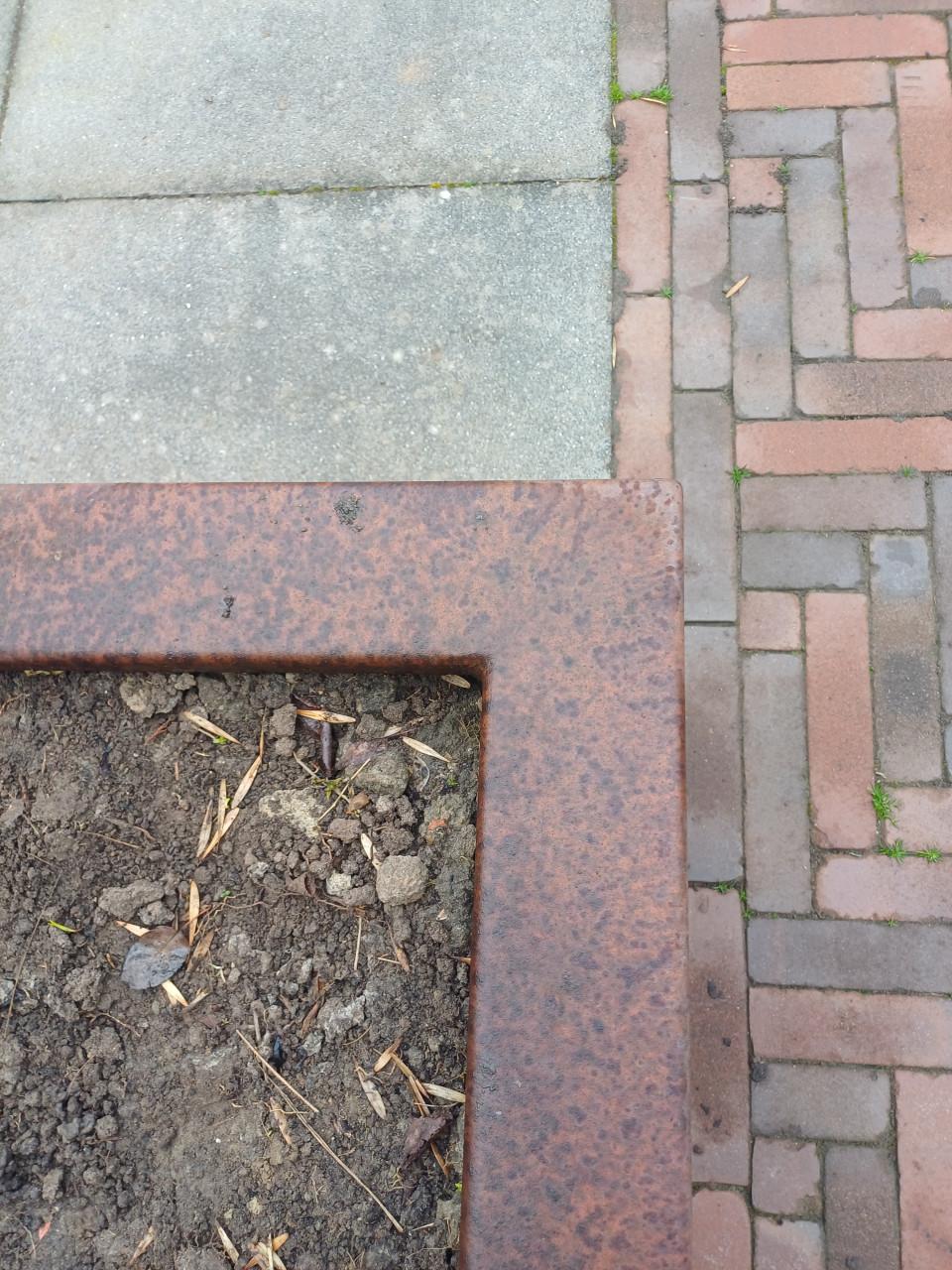 Cortenstaal bloembak