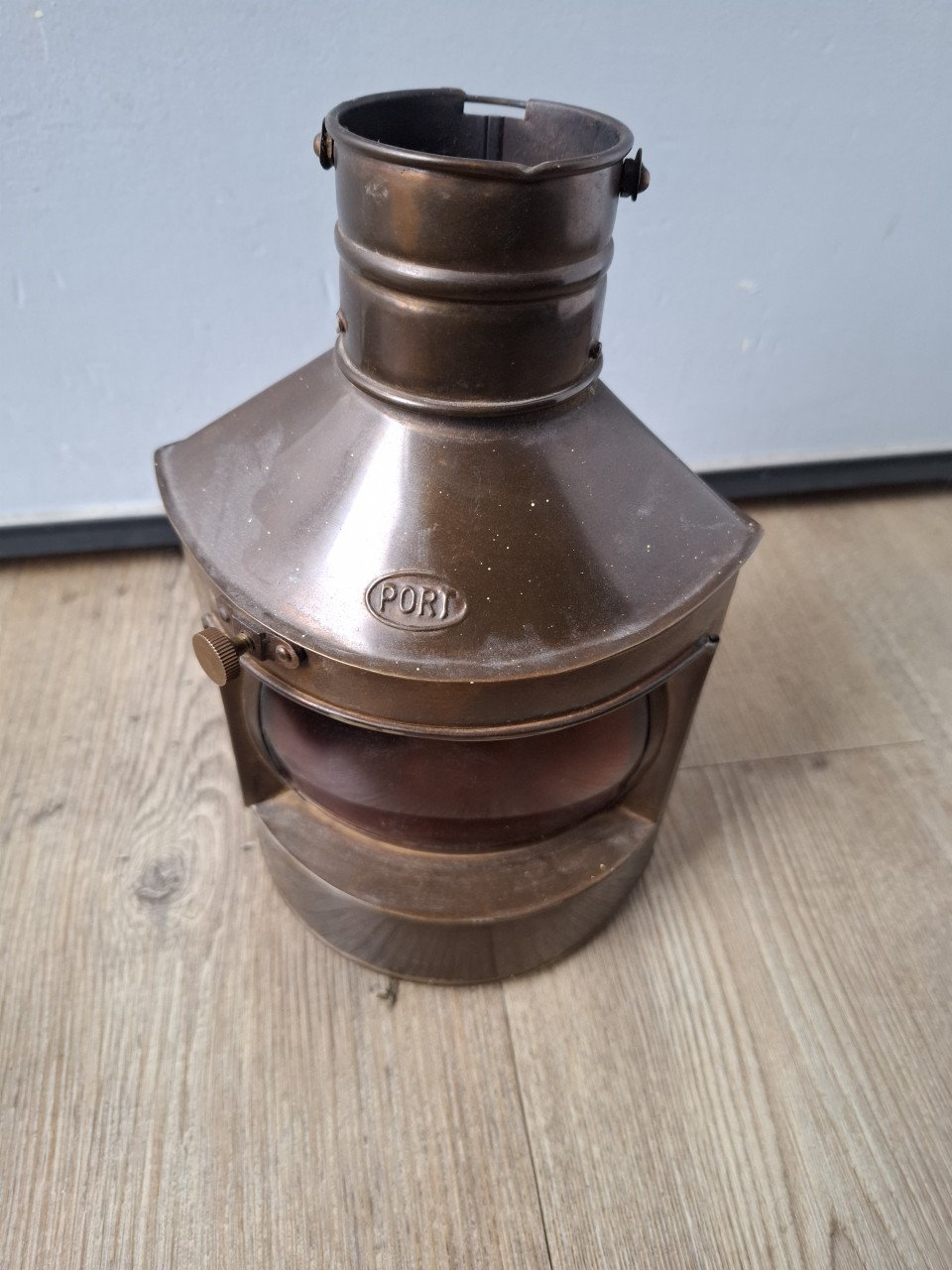 Scheepslamp koper