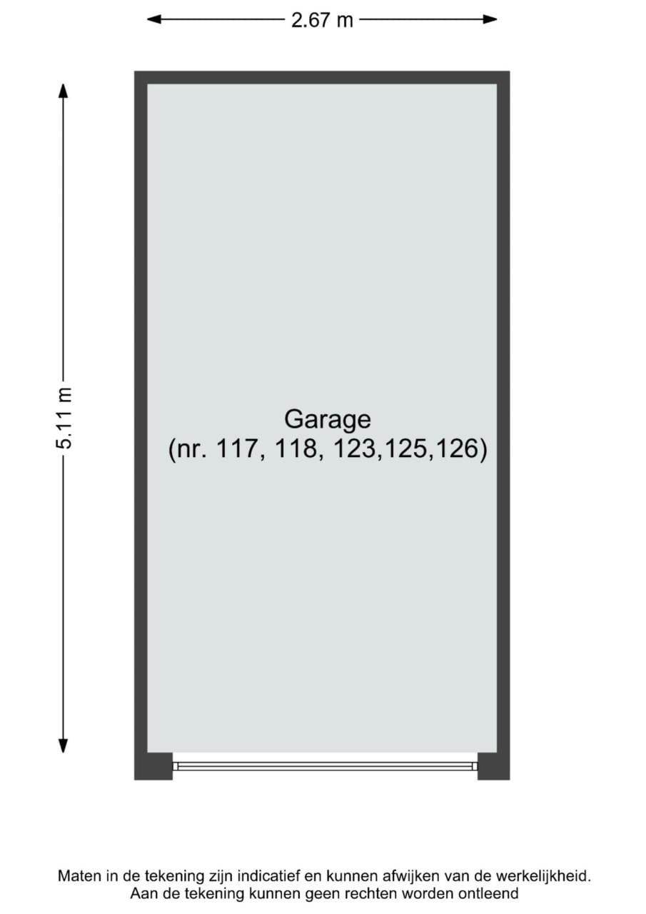 Te huur en te koop garagebox Beaufortstraat Vlissingen (Paauwenburg)