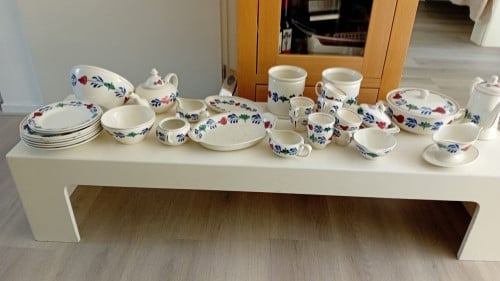 Boerenbont servies,.