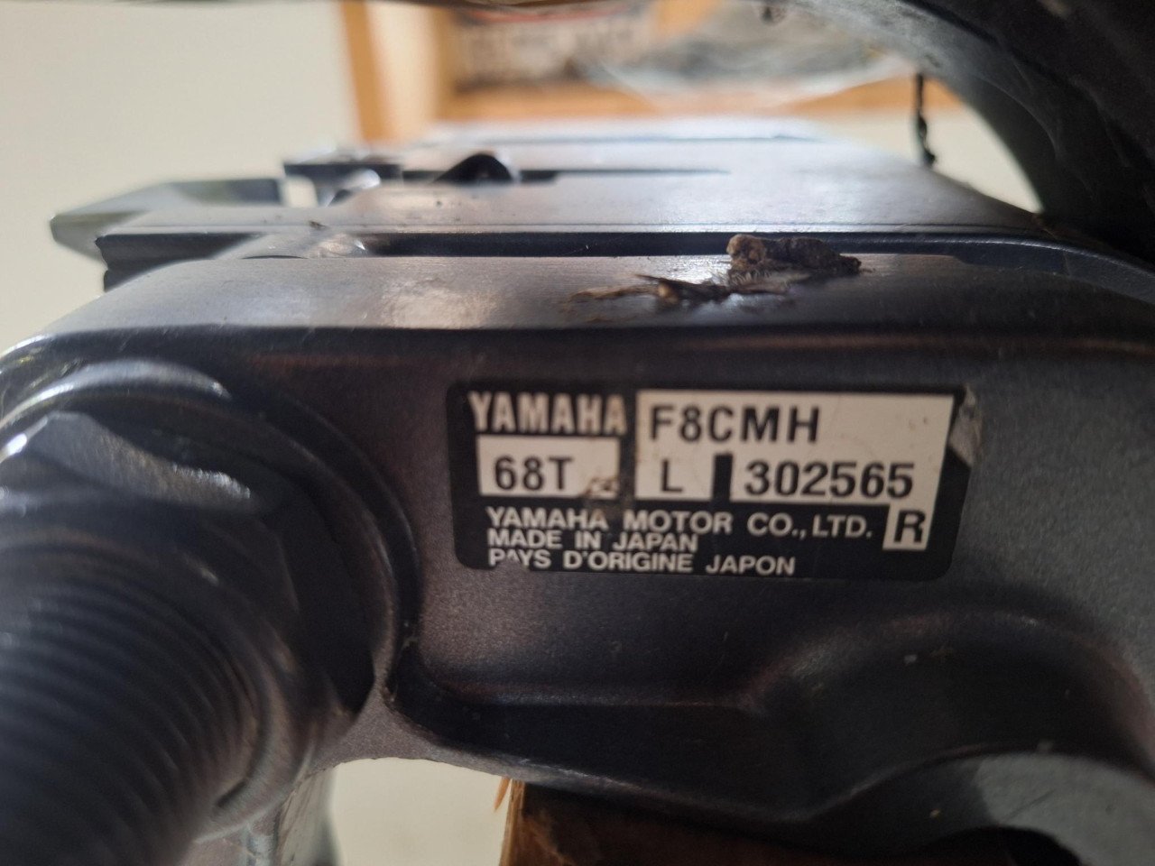 Yamaha 8 pk 4-takt lang
