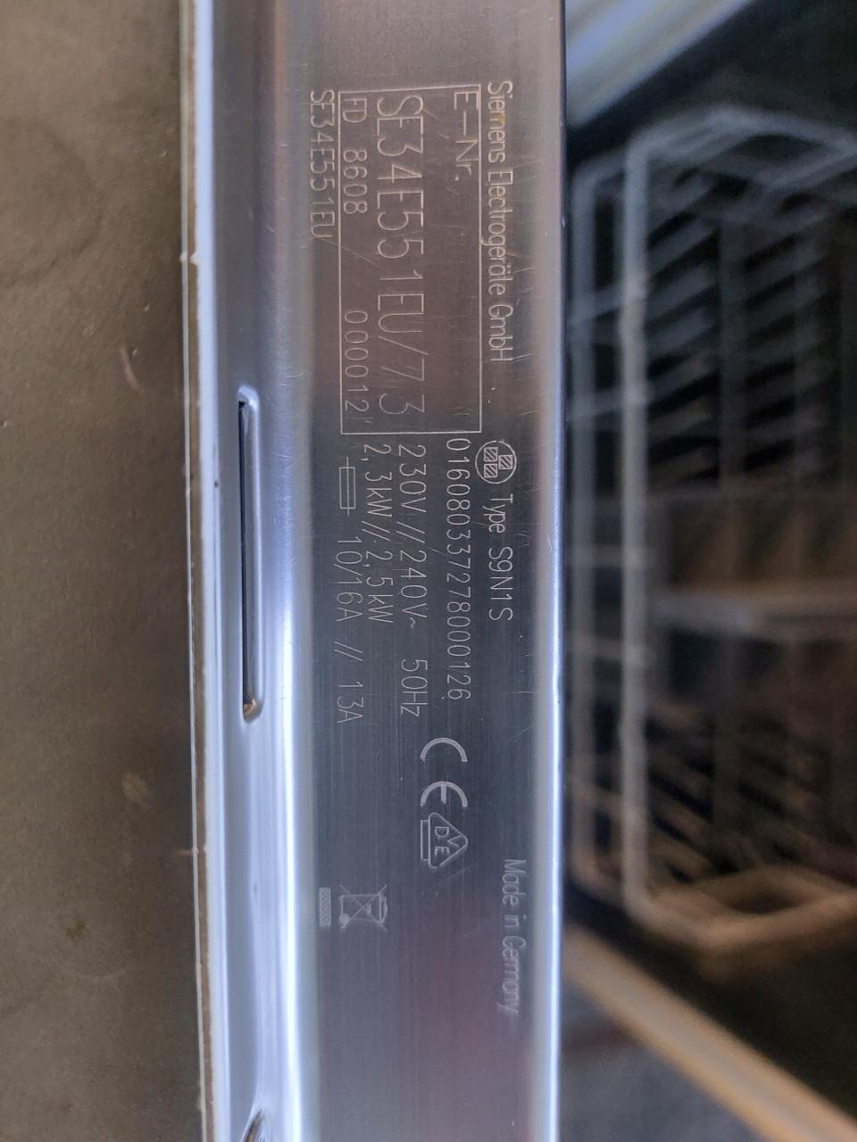 Siemens Inbouw Vaatwasser