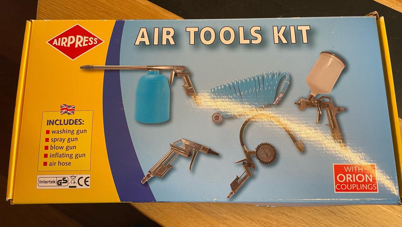 Airpress air tools kit 5-delig