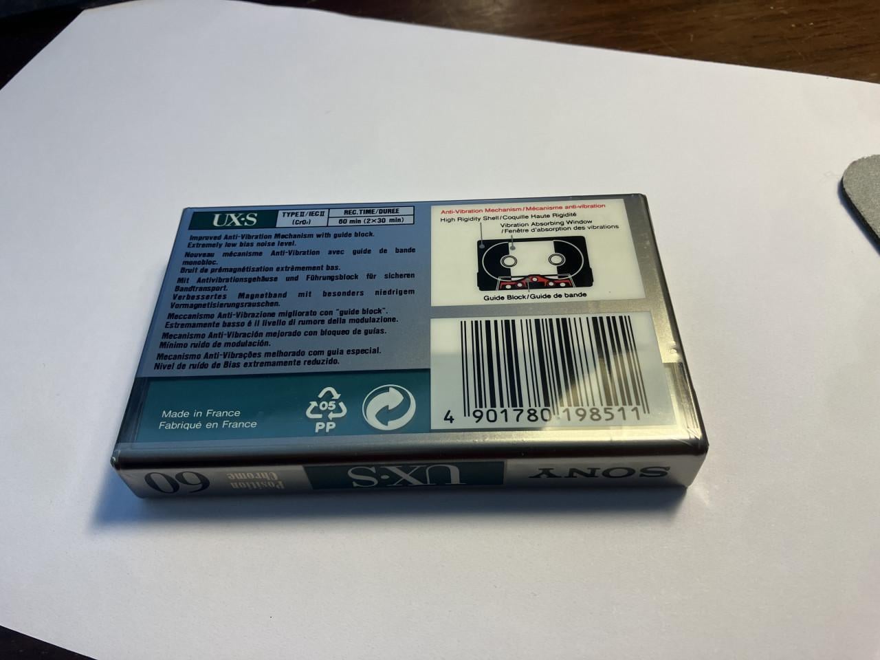 4x muziekcassettes gesealed Sony Metal-XR90 That's MG-X90 e.a.