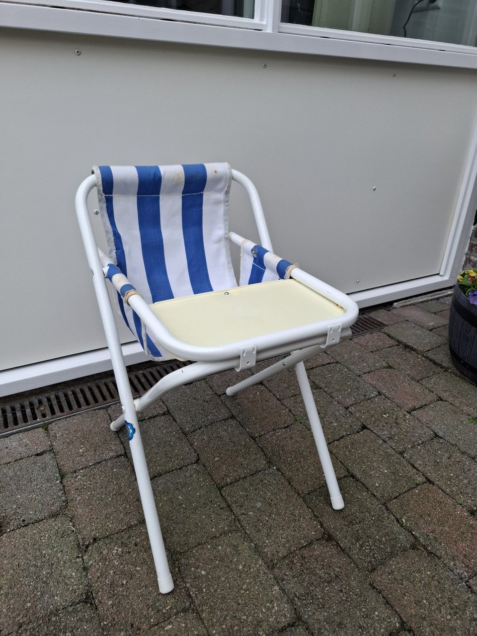 Inklapbaar kinderstoeltje handig op de camping