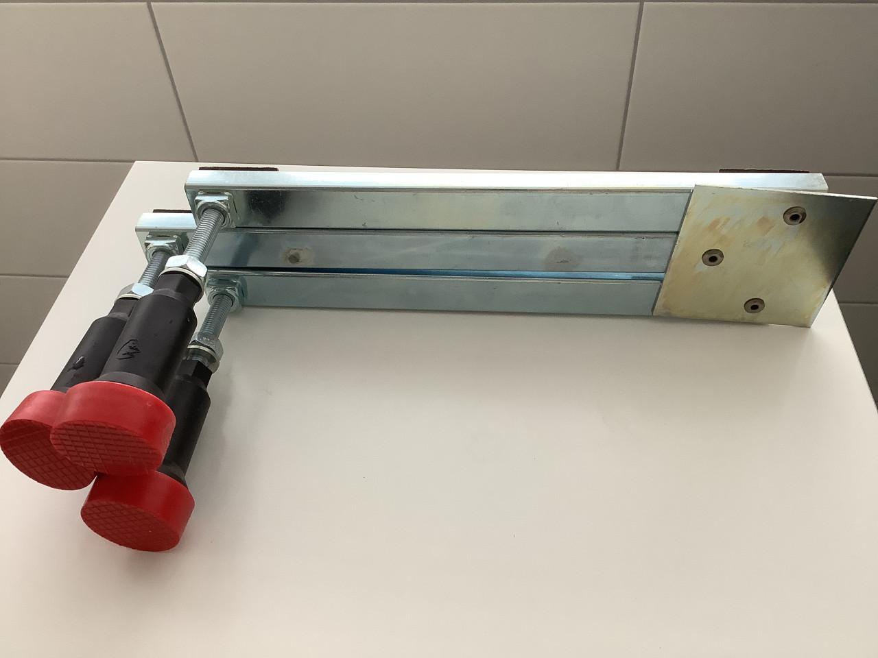 Regelbare 3-delige potenset voor douchebak