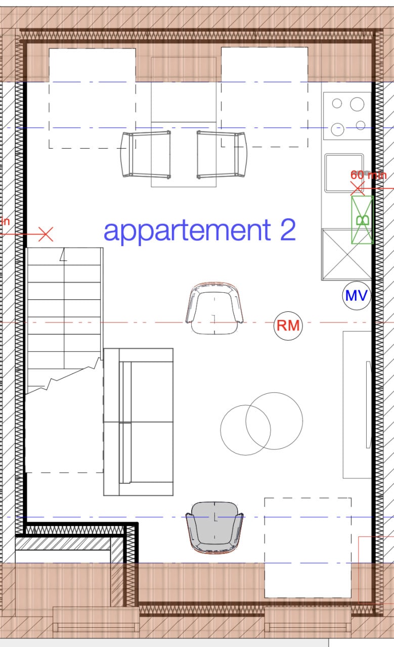 Uniek longstay appartement (50m²) in gerenoveerd brouwerijpand – Westdorpe