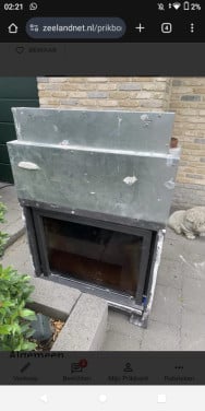 Inbouw houthaard