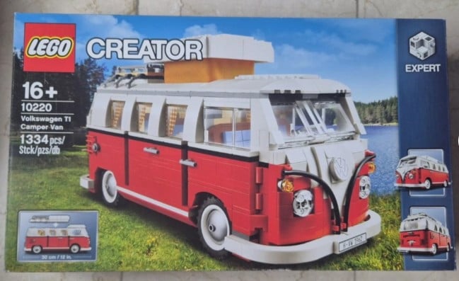 Lego Creator: Volkswagen t1 kampeerbus 10220