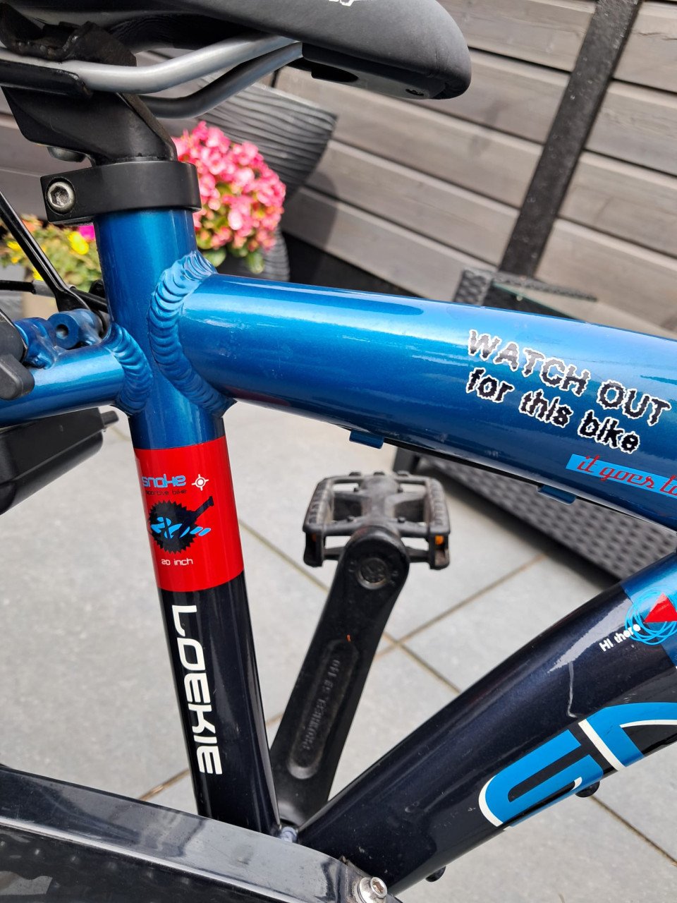 Leuke 20 inch Loekie Snake Jongensfiets