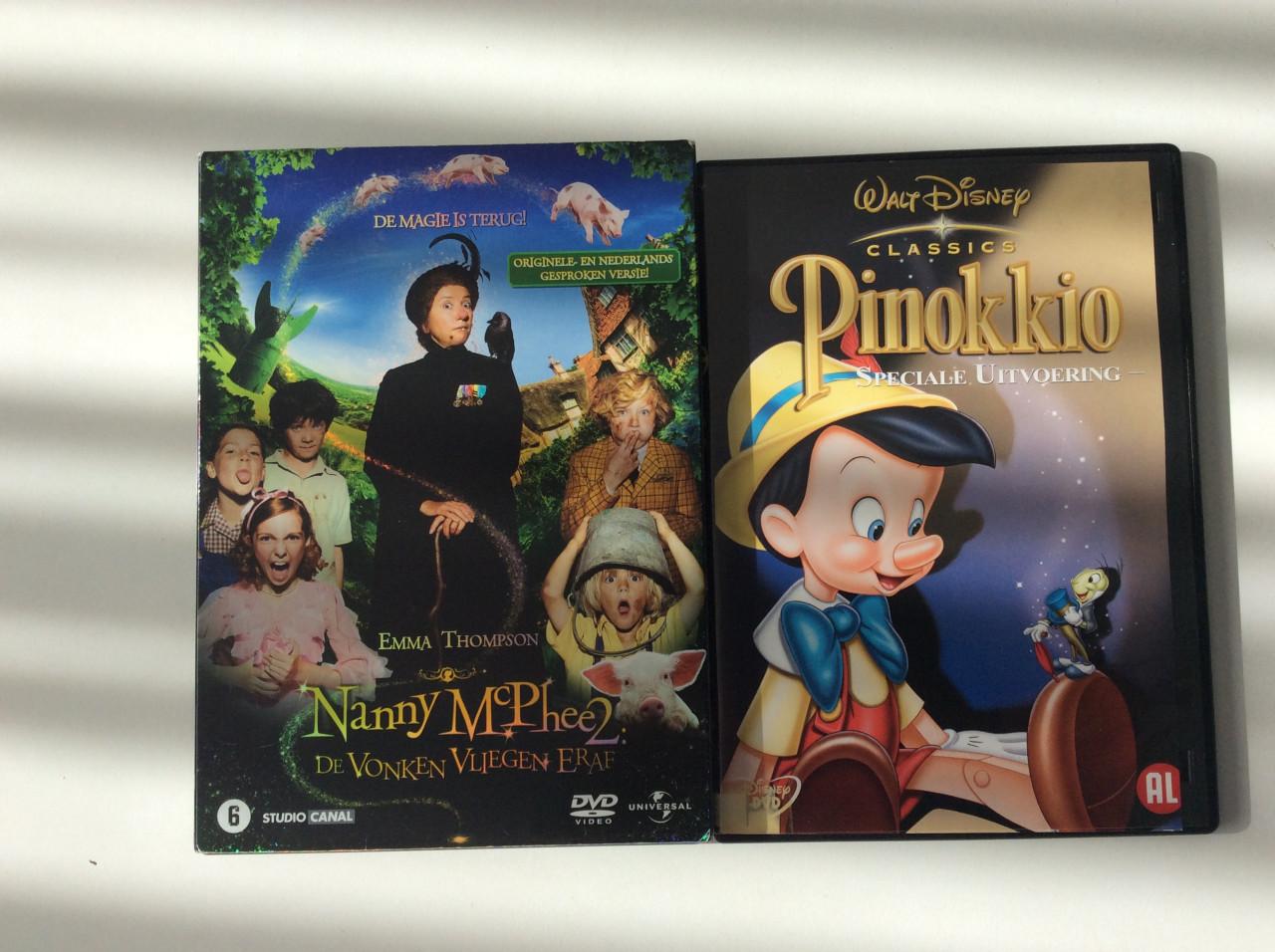 Veel verschillende DVD’s.