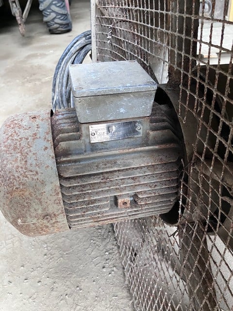 Ventilator 3KW/4PK voor aardappel-/ uienbewaring