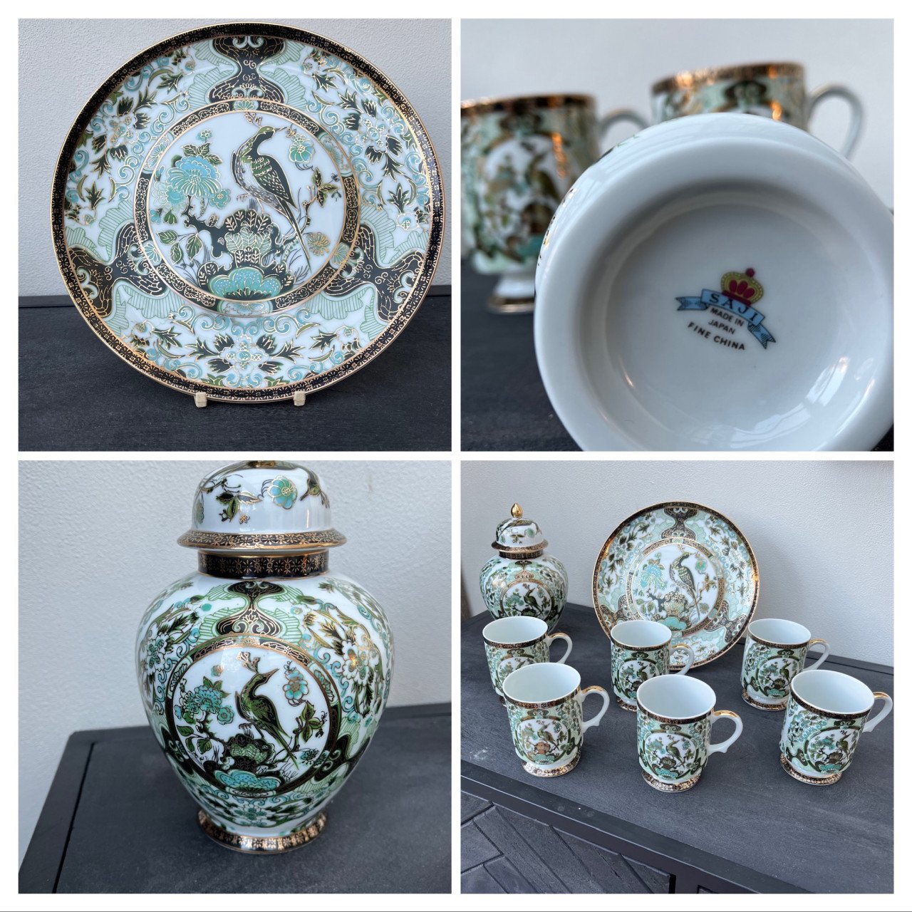 Saji decoratief porceleinen servies te koop