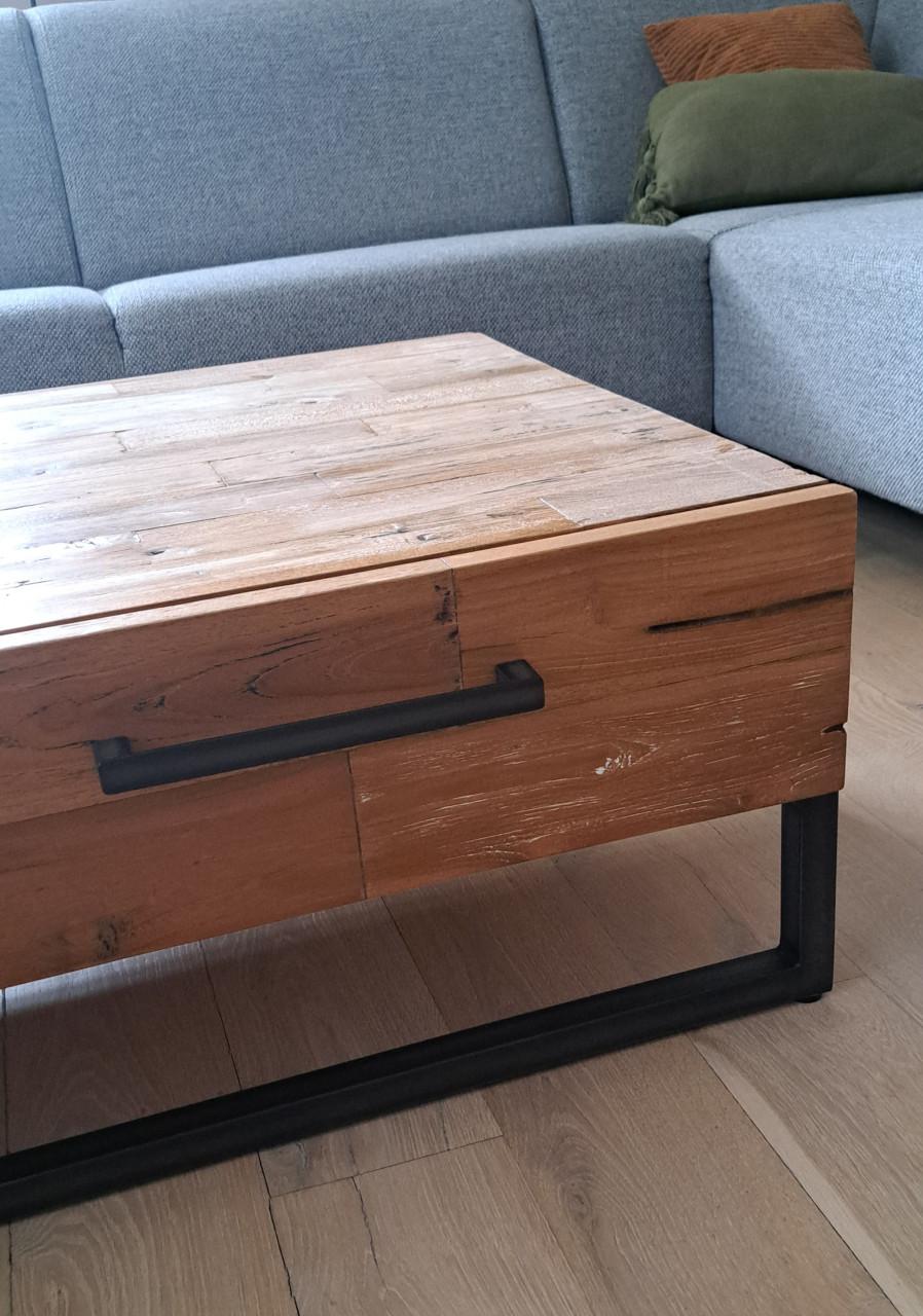 Industriële salontafel