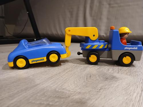 123 playmobil werkman met aanhangwagen, voor Sinterklaas?