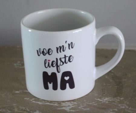 Mok met tekst voor mijn liefste mama