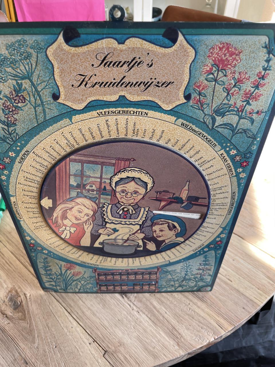 Vintage kruidenwijzer Saartje