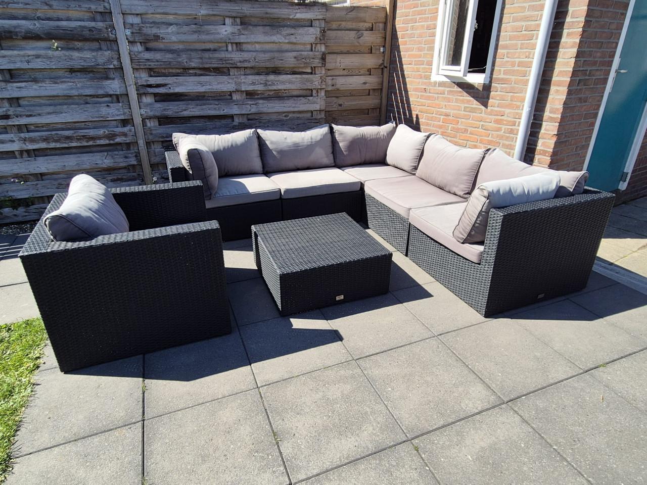 Compleet Loungeset 240 x 240 cm (Bezorging mogelijk)