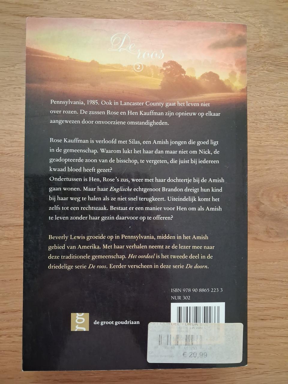 De Roos van Beverly Lewis, deel 1 De doorn en deel 2 Het oordeel 2