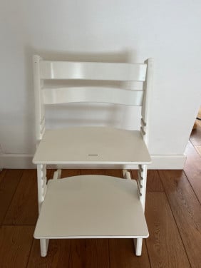 Stokke triptrapstoel wit inclusief toebehoren