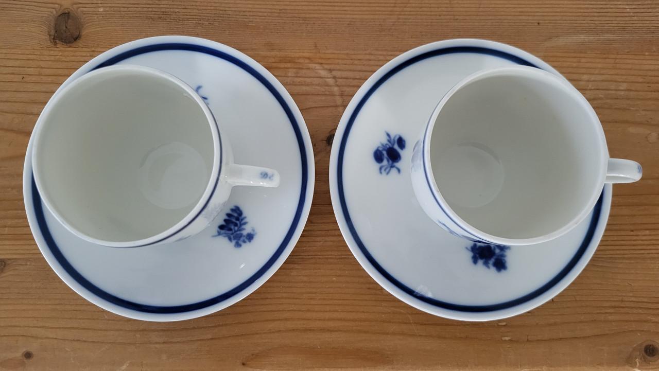 Set van 2 kop en schotels (Mosa Maastricht - Douwe Egberts)