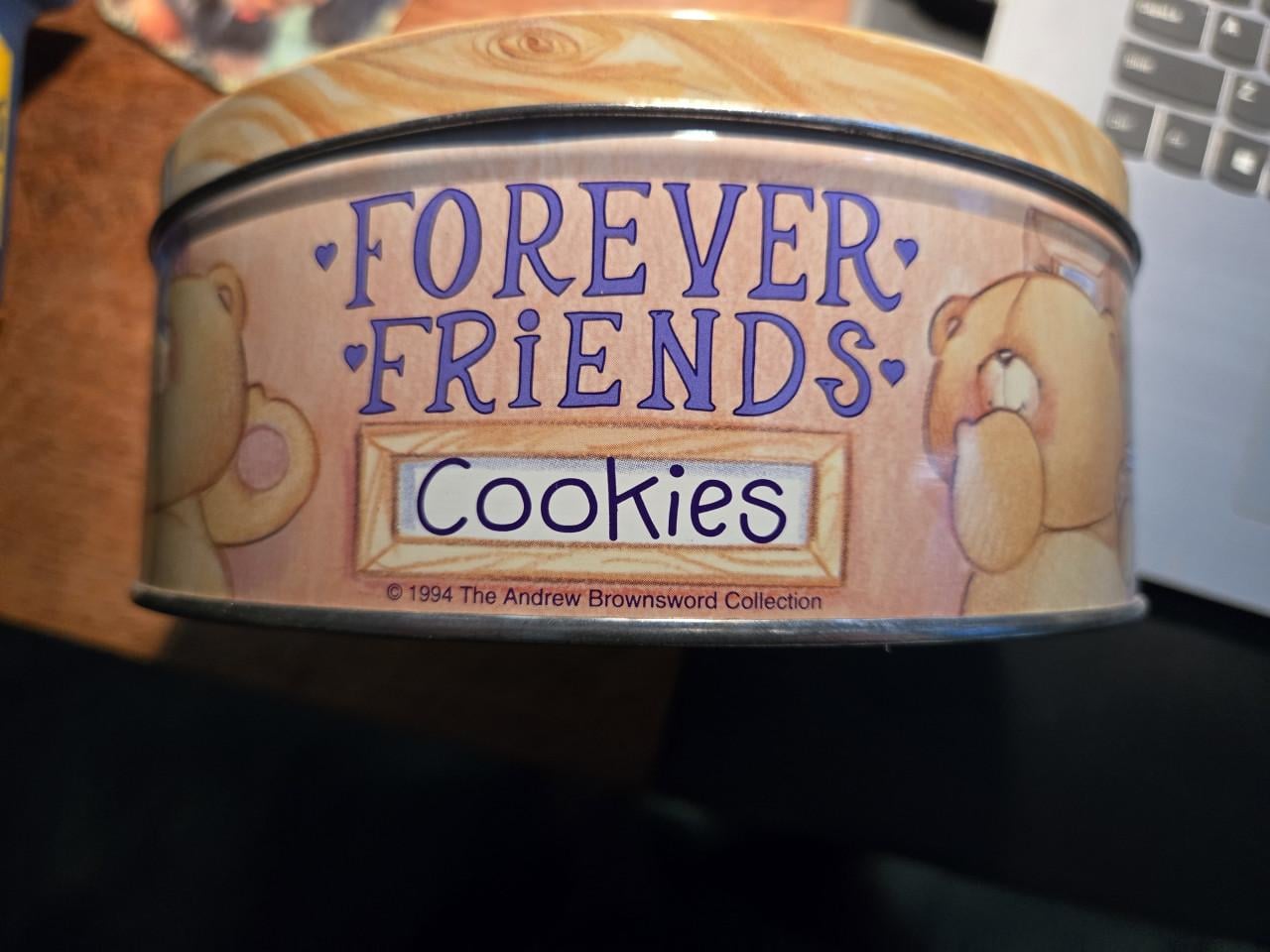 Vintage Forever Friends koekblik uit 1994