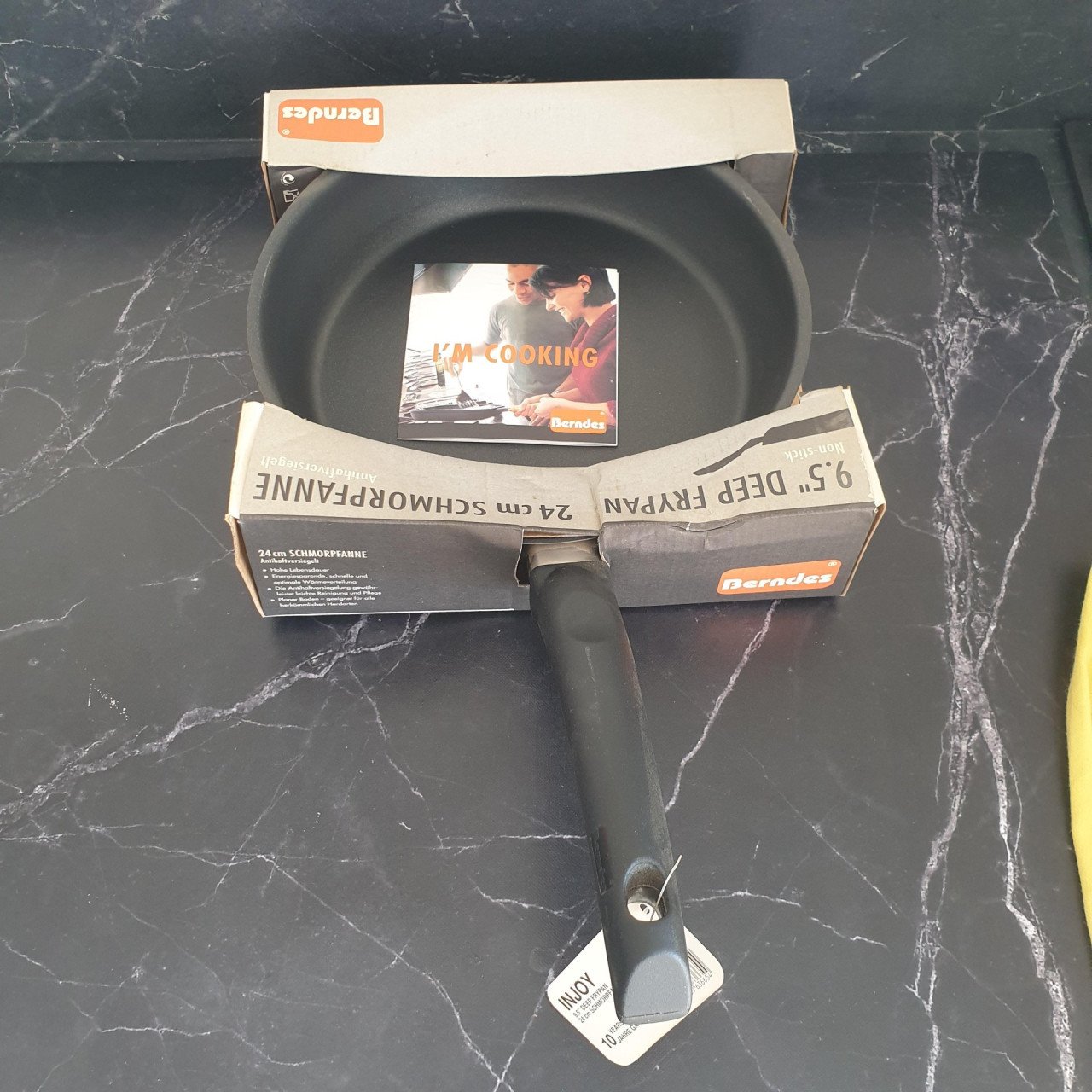Nieuwe Berndes Injoy smoor/koekenpan 24 cm 9.5 Deep Frypan