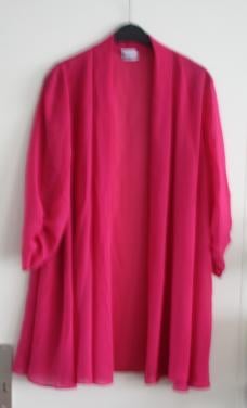 Fel roze vest zonder knopen  maat 42