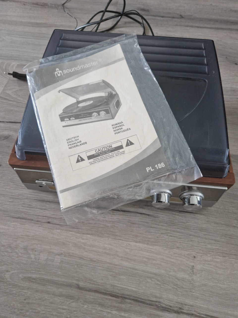 Platenspeler Soundmaster PL-186