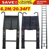 Uitschuifbare ladder 6.20 m hoog laadbaar gewicht max 150 kg