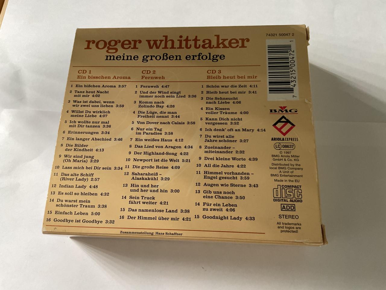 CD’s Roger Whittaker