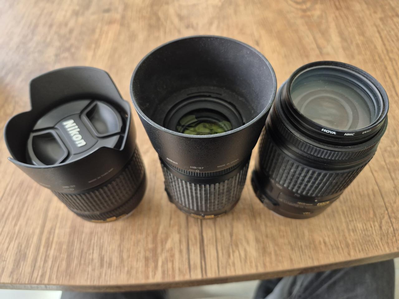 Nikon camera en lenzen Gereserveerd