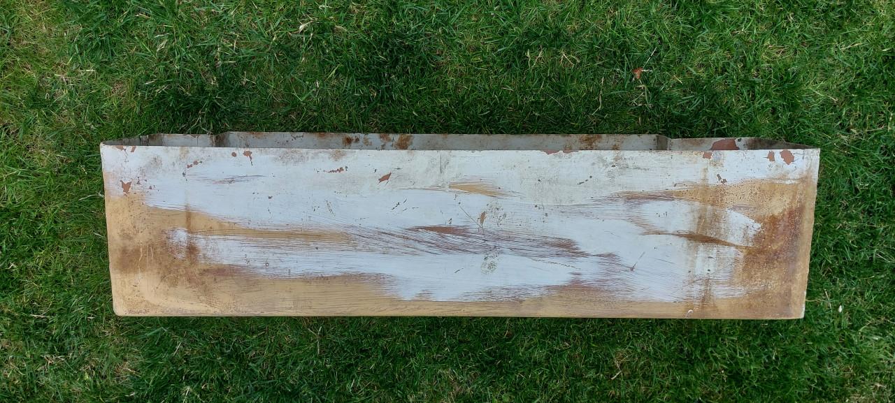 Waterdichte Aluminium Buitenbak voor kunststof Bloembak  L=90 x B=24x H=23