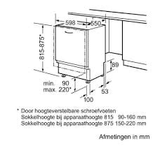 Bosch SMV69T10EU Volledige Geïntegreerde inbouw Vaatwasser 83x60 cm.