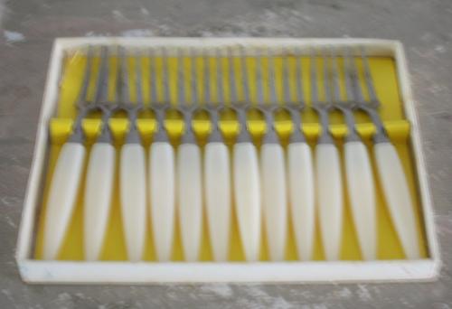 Vintage Cocktailvorkjes - Set van 12