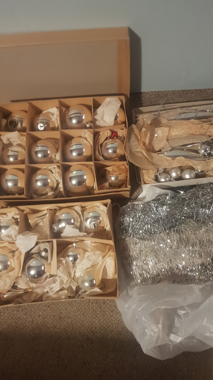 Partij kerstspullen