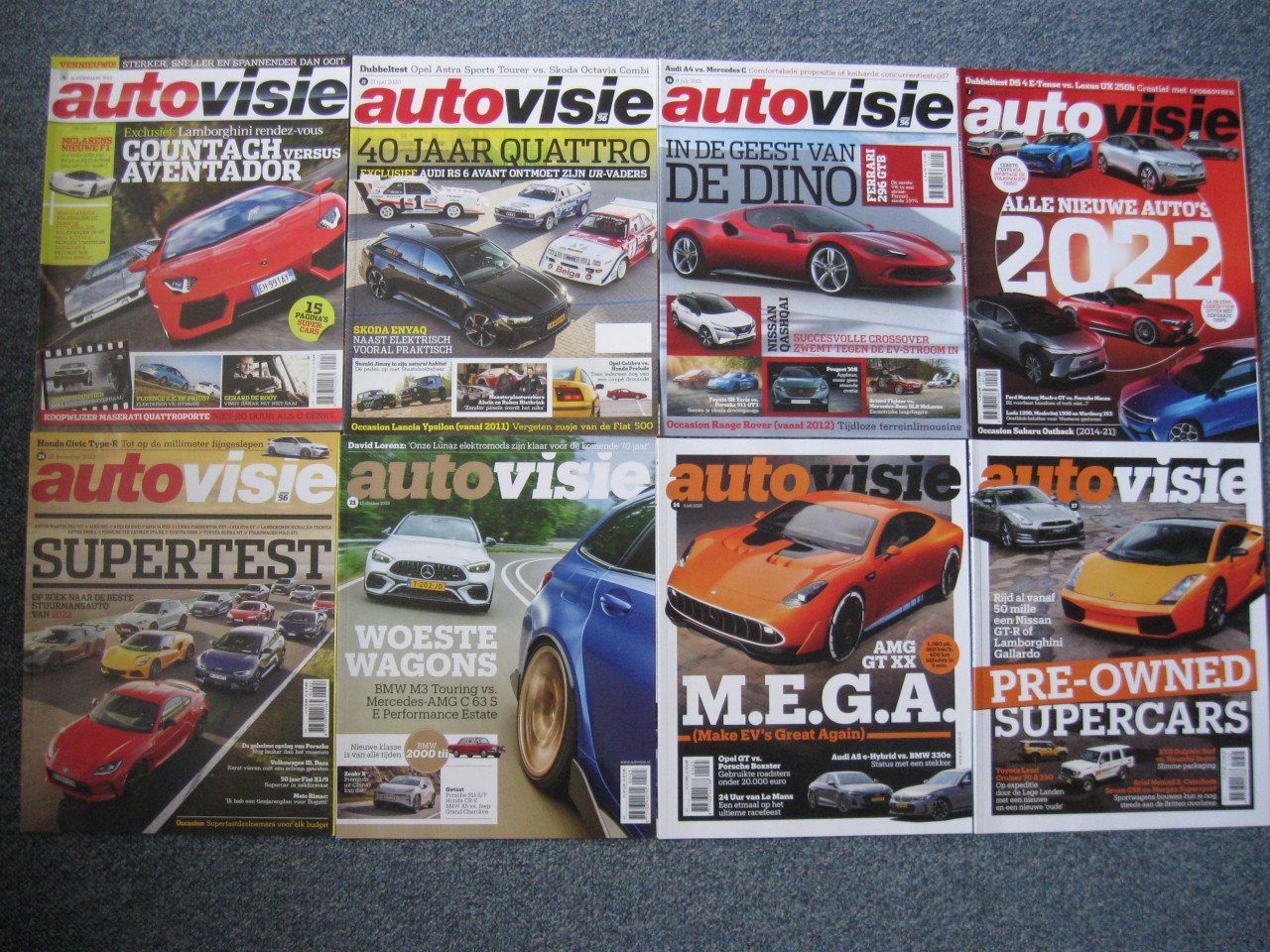 66 Auto tijdschriften.o.a.GTO -CARROS-TOPGEAR- 1 euro p/stuk