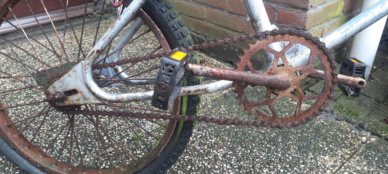 Old school BMX frame