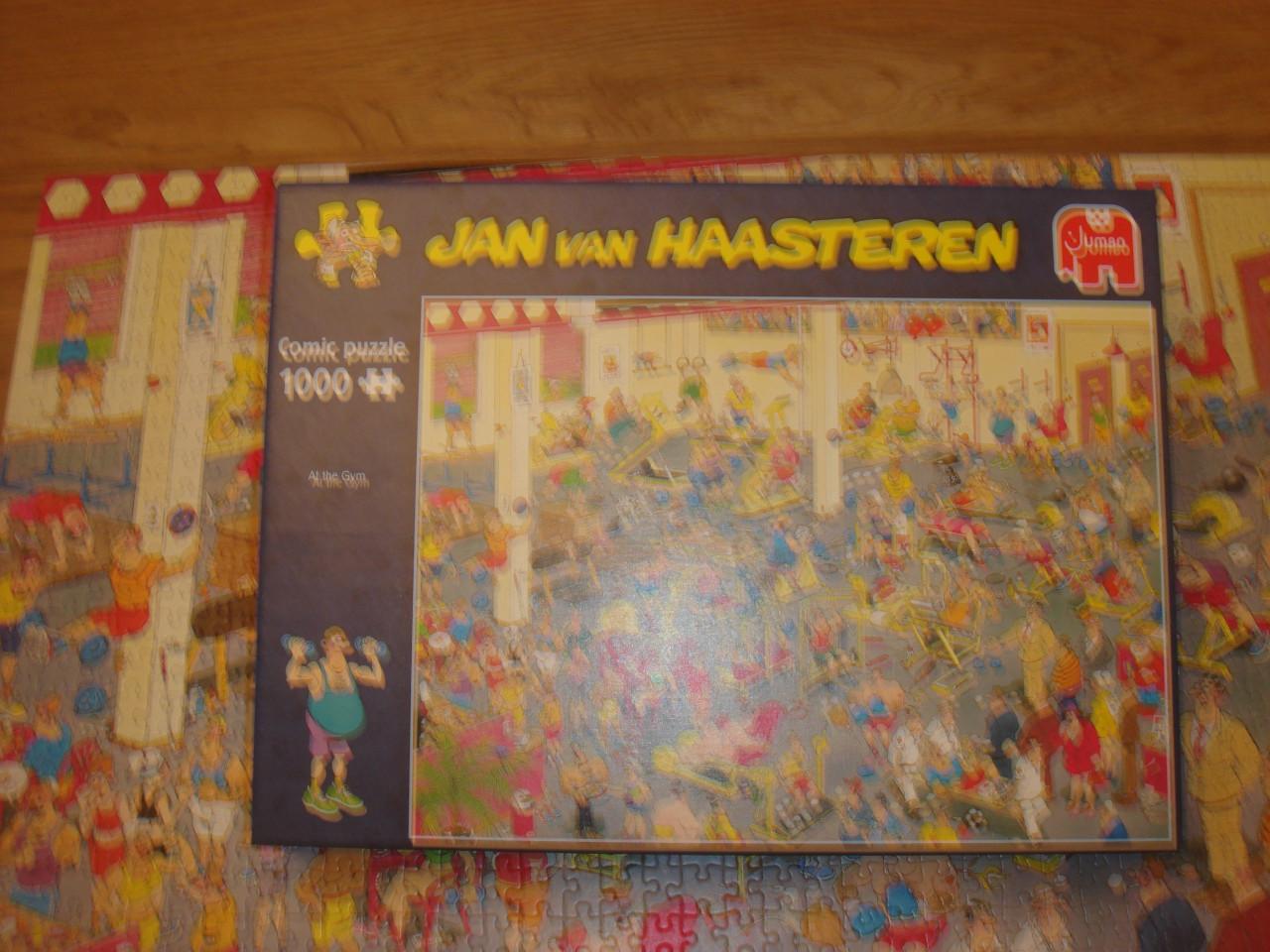 Te koop Complete Jan van Haasteren puzzel At the Gym 1000 stukjes