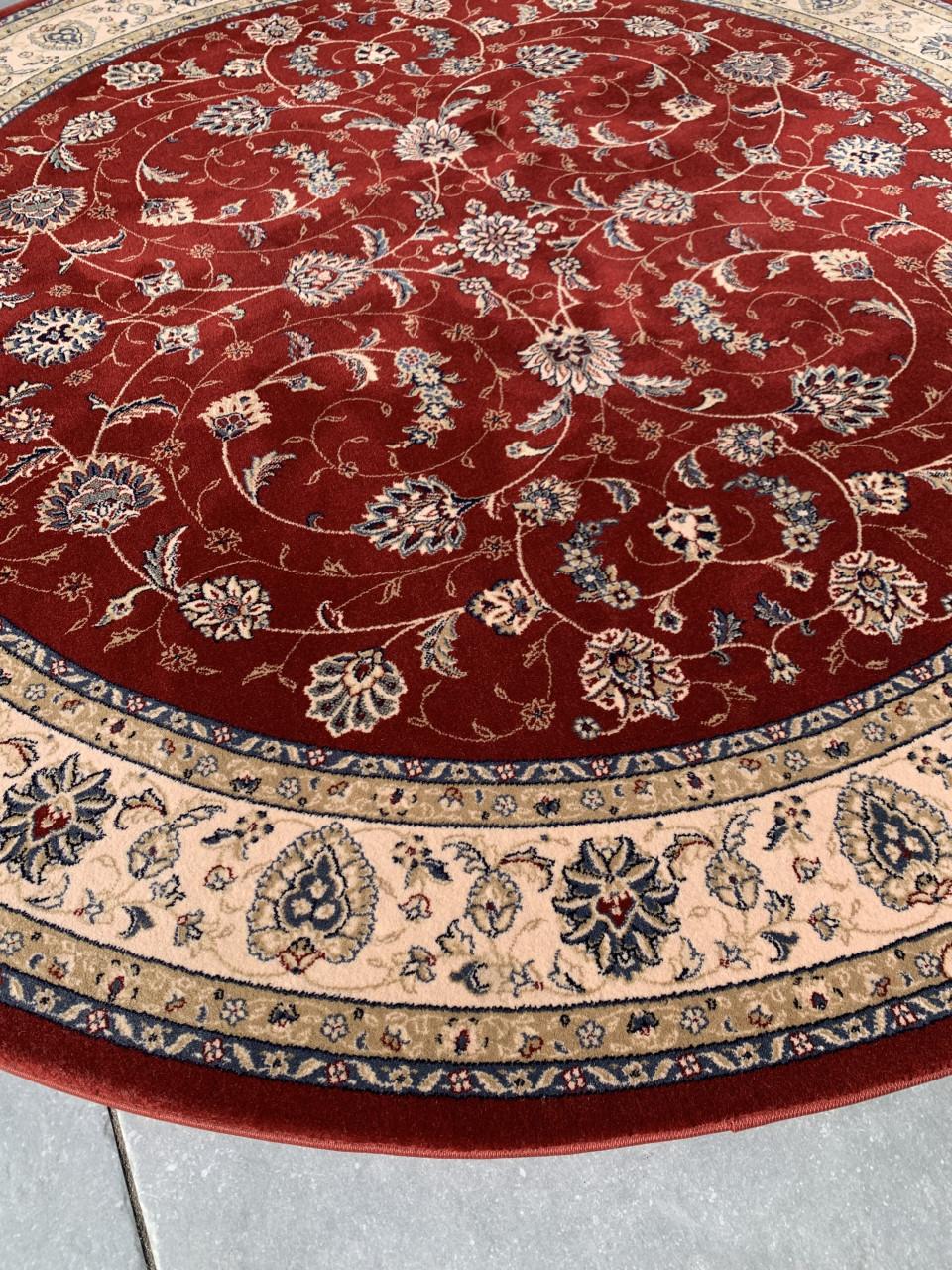 ❣️Schitterend Sfeervol Rond Vintage Vloerkleed in Nieuwstaat❣️