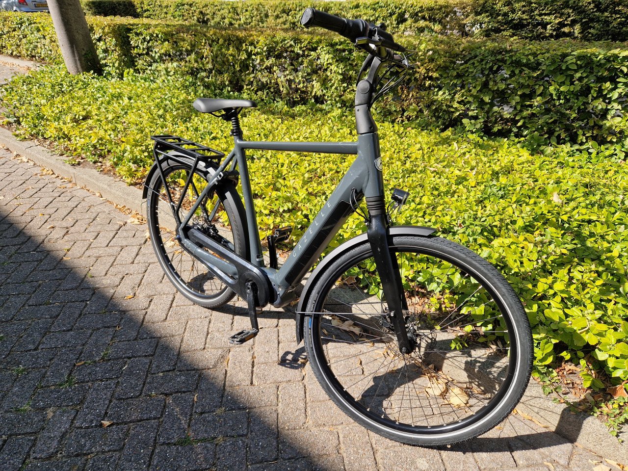 Schitterende Gazelle Chamonix elektrische heren fiets